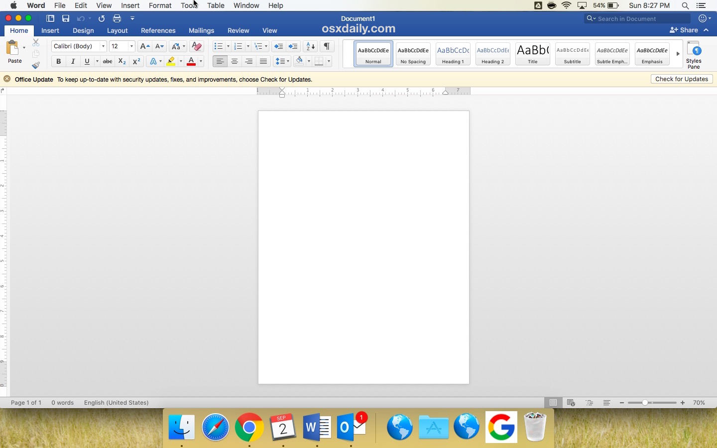 microsoft office word templates for mac